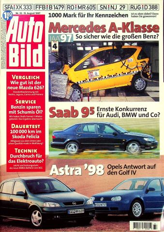 Deckblatt Auto Bild (33/1997)